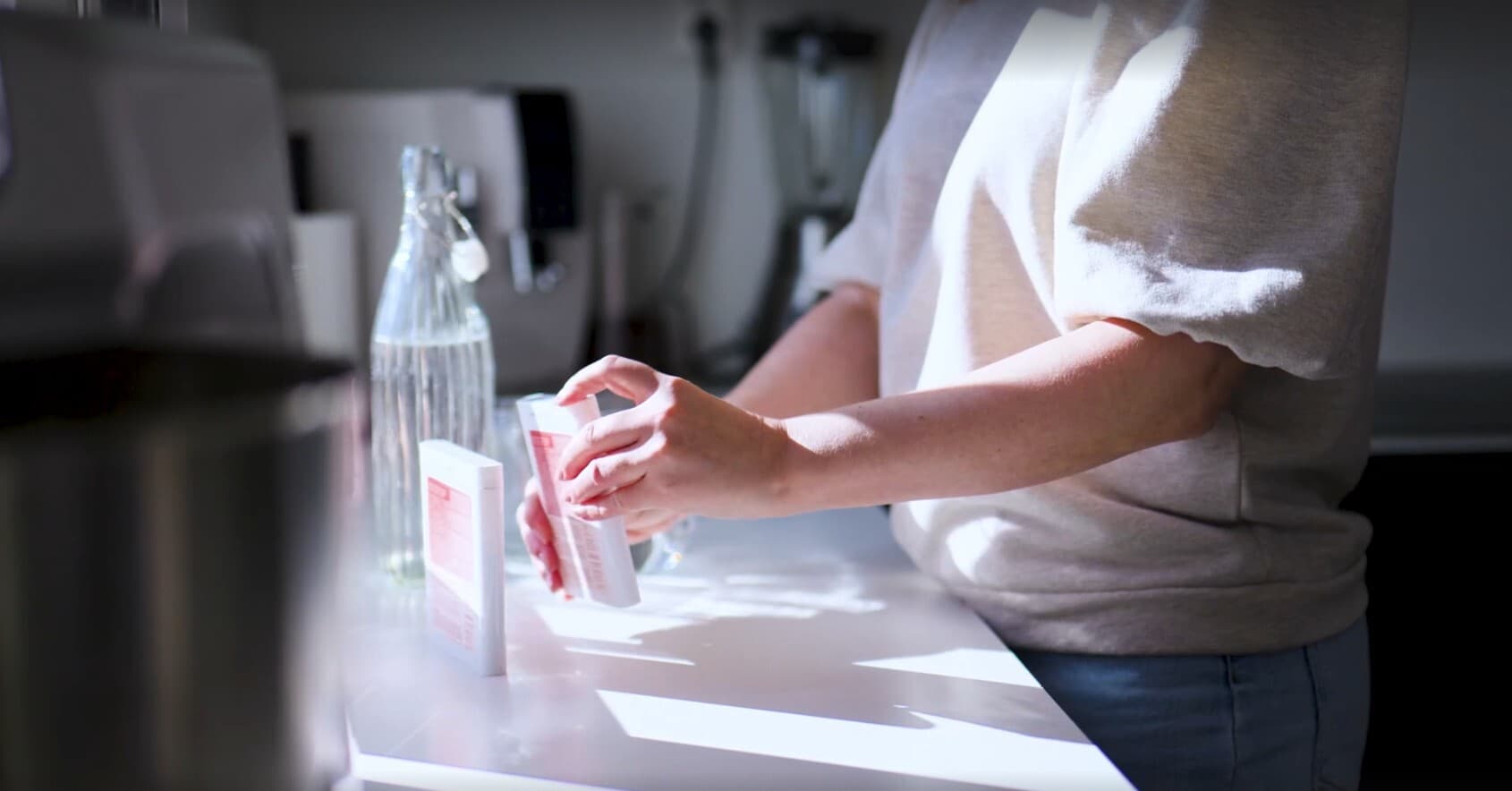 Daily routine at desk